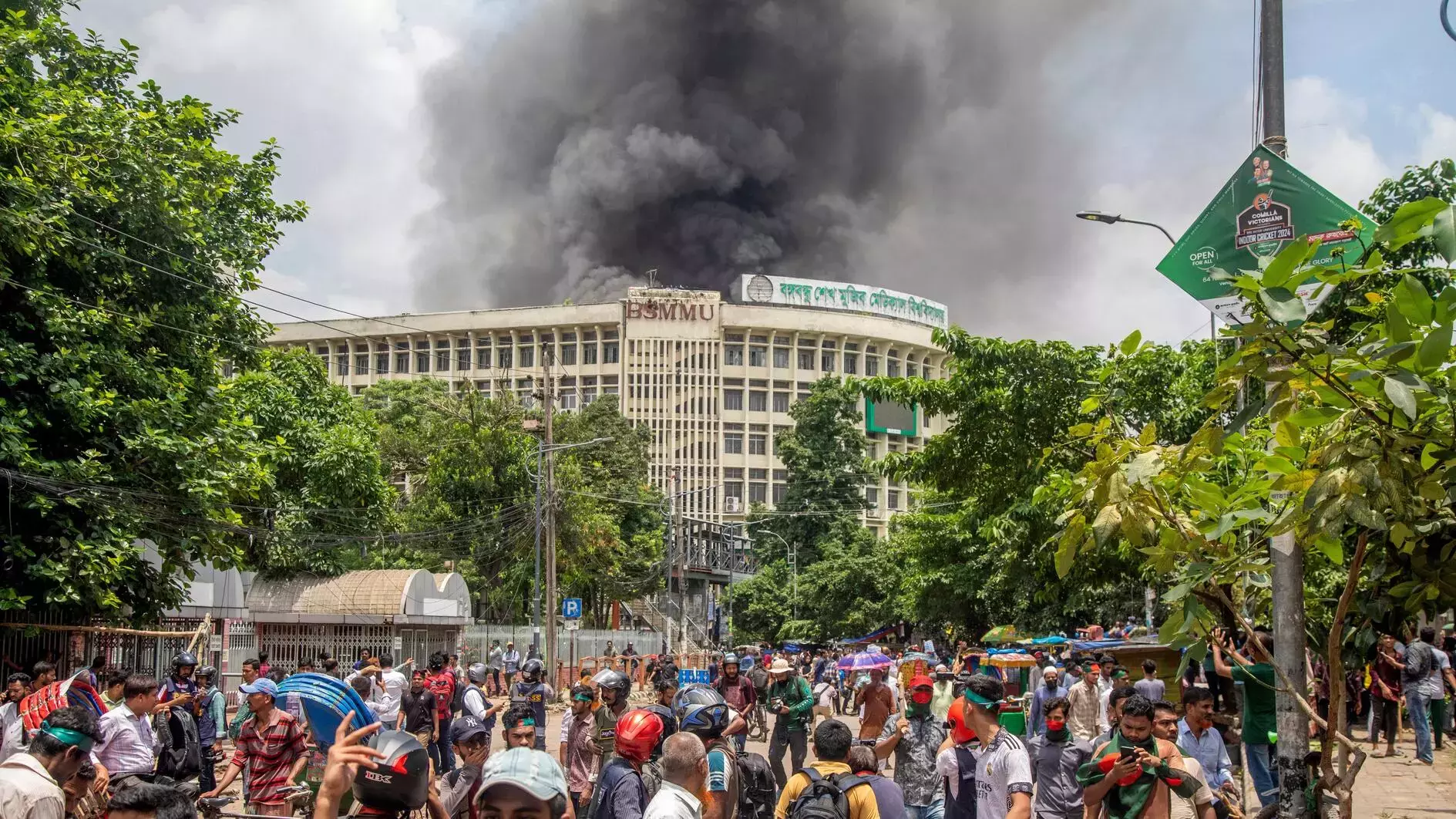 Violent Clashes Erupt in Bangladesh as Protesters Demand PM Hasina’s Resignation